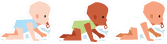 Babies Crawling