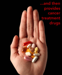 Hand with pills
